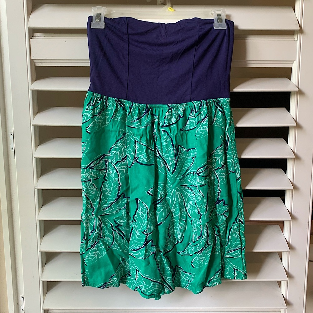 Summery Roxy strapless dress